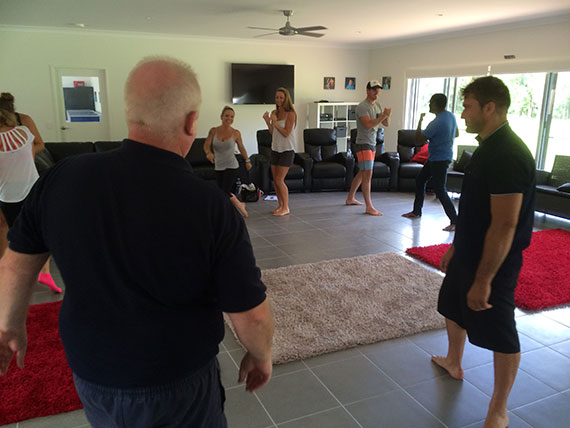 Tom Starling teaching in Australia